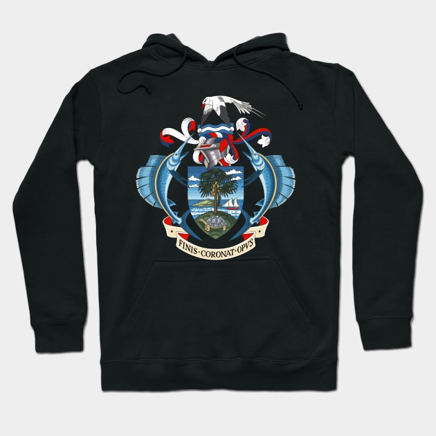 Coat of arms of the Seychelles Hoodie by Flags of the World